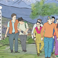 रोचक बन्दै झापा –१, मुख्य दलबिच प्रतिस्पर्धा