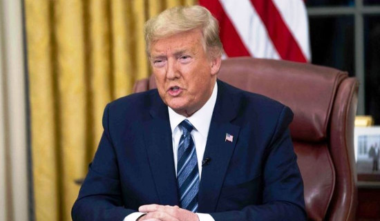 सम्बोधन अघि दबाबमा ट्रम्प