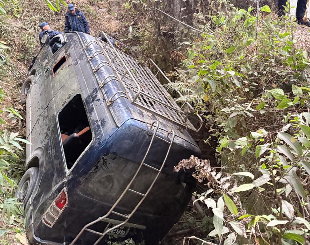 धनकुटामा हाइस दुर्घटना : सातजना घाइते