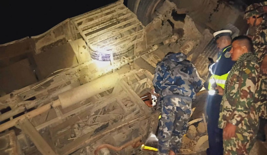 दुर्घटनाग्रस्त बस साँझ ७ बजे पोखराबाट छुटेको थियो