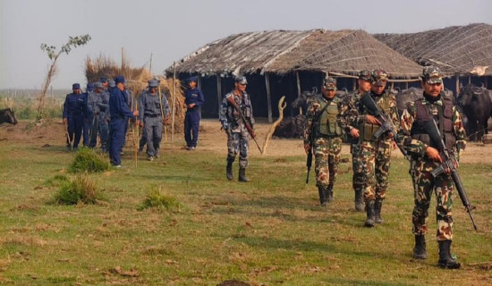 सप्तरीको अति संवेदनशील मतदान केन्द्रमा कडा सुरक्षा