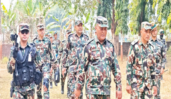 प्रधान सेनापतिद्वारा निर्वाचन  सुरक्षाबारे स्थलगत जानकारी