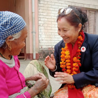 नवलपरासी–१ की महिला उम्मेदवार जलेसा घरदैलोमा व्यस्त