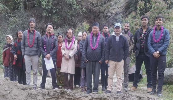 हिस्तानमा वडा कार्यालय भवन निर्माण सुरु