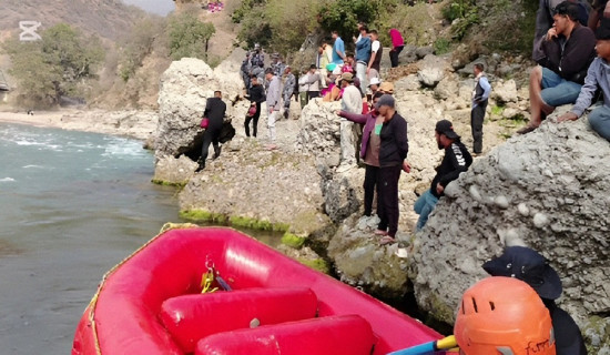 भेरी नदीमा हाम फालेकी युवती एक सातासम्म पनि फेला परिनन्