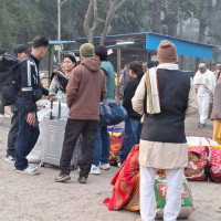 जालीले छोपेर जङ्गली धानको संरक्षण