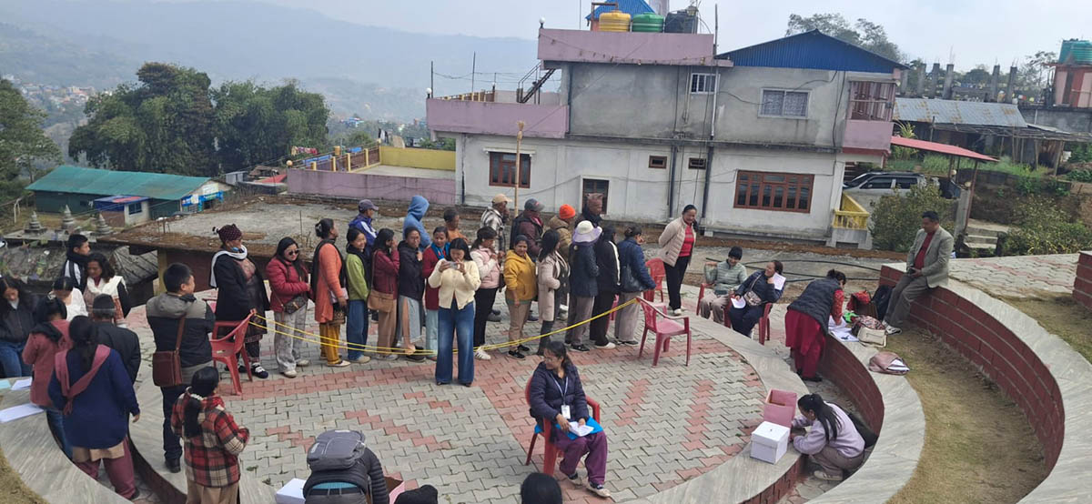 फिक्कलमा नमुना मतदान सम्पन्न