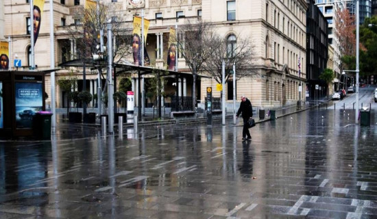 सिड्नीमा बाढीमा फसेका ४० जनाको उद्धार