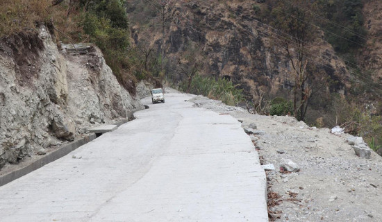 म्याग्दीको भिरकाटे–दोवा सडक स्तरोन्नति : लक्ष्यअघि नै सम्पन्न