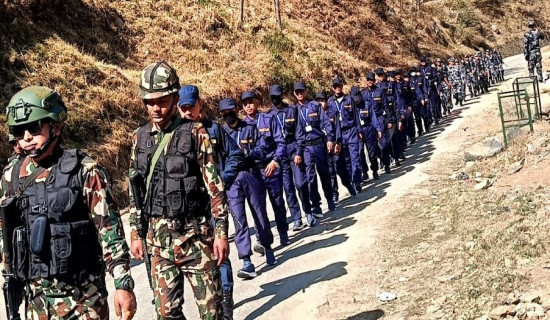 बाजुरामा एक हजारभन्दा बढी सुरक्षाकर्मी परिचालन