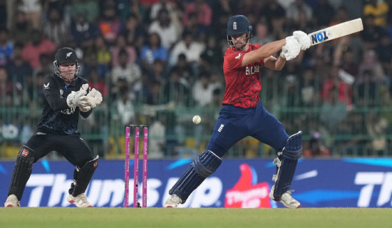 टी–२० विश्वकप : इङ्ल्यान्डसँग हार्‍यो न्युजिल्यान्ड
