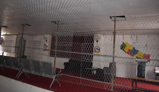 म्याग्दीमा तयार भयो तारजालीसहितको मतगणना स्थल