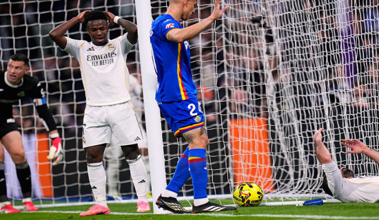 उपाधि दौडमा रहेको रियललाई गेटाफेको झट्का