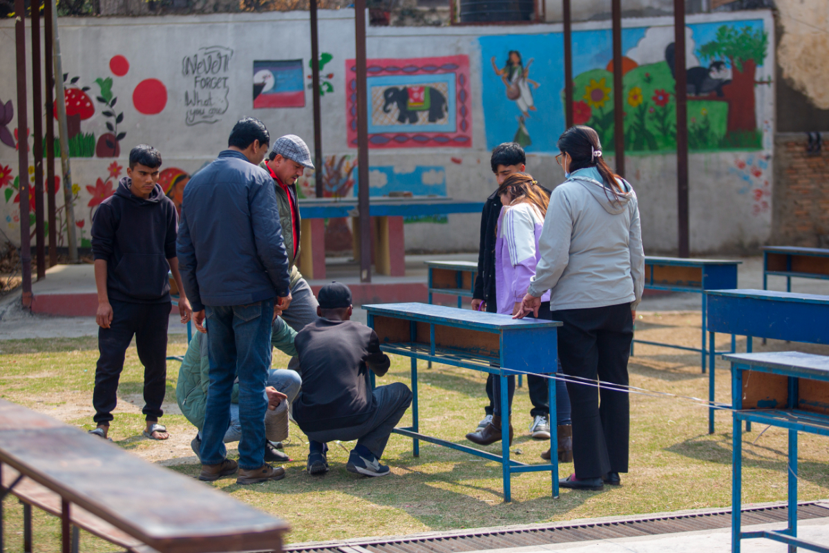 निर्वाचनका लागि मतदान केन्द्र निर्माण कार्य सुरु