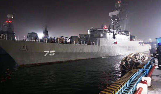 श्रीलङ्काद्वारा इरानी लडाकु जहाजबाट ३२ जनाको उद्धार