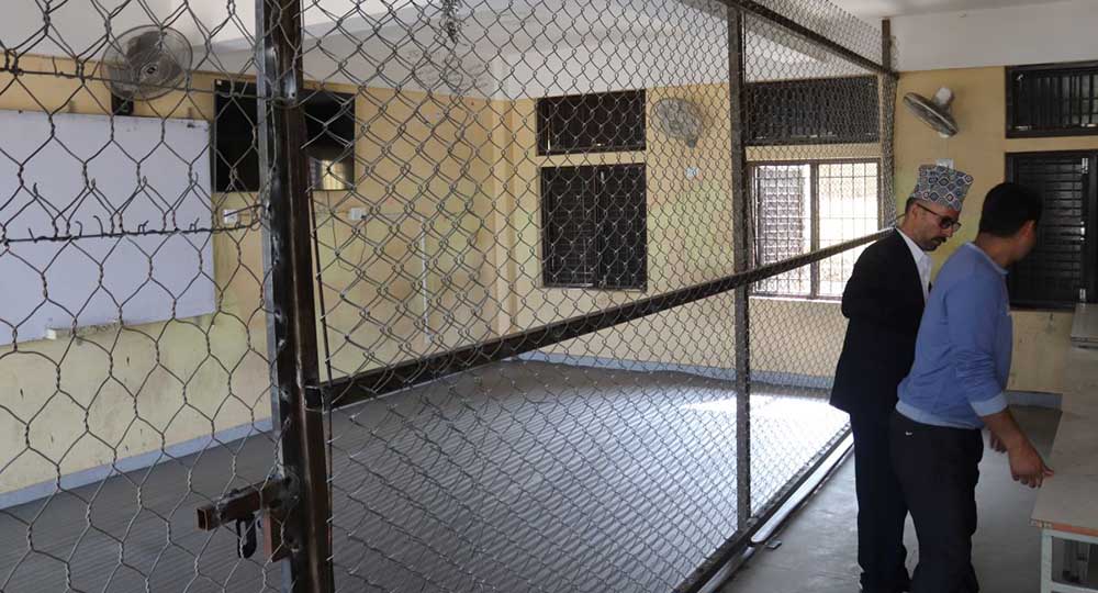 मत गणना स्थलमा तारजालीसहित सिसी टीभी जडान