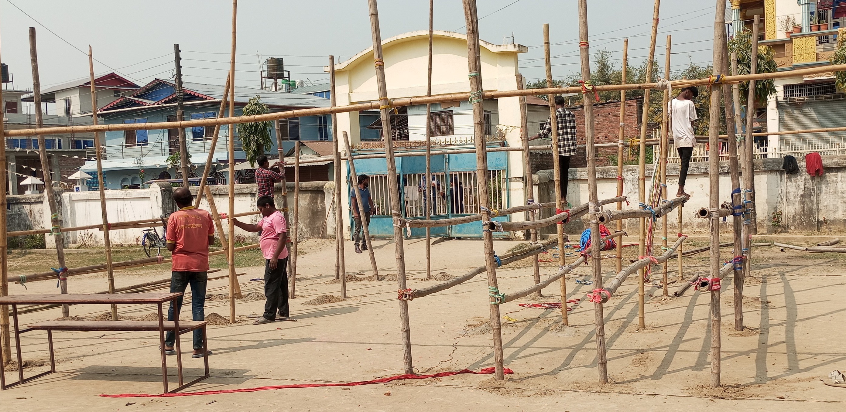 सुनसरीमा भयो मतदान केन्द्रहरु निर्माण