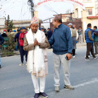 प्रथम महिला पौडेलद्वारा मतदान