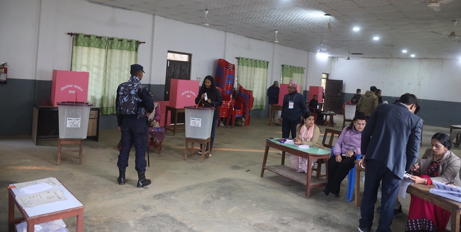 बागलुङमा १० बजेसम्म ५ प्रतिशत मत खस्यो