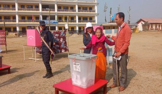 बैतडीमा शान्तिपुर्ण रुपमा मतदान सुरु