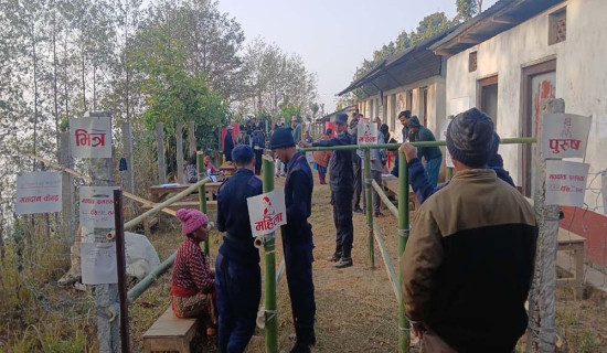 मकवानपुरमा मतदाताको उत्साही सहभागिता