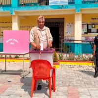 राष्ट्रिय सभा अध्यक्ष दाहालद्वारा मतदान