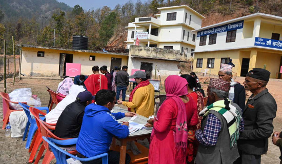 सल्यानमा २२ प्रतिशत मत खस्यो
