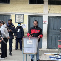 राष्ट्रिय सभा अध्यक्ष दाहालद्वारा मतदान