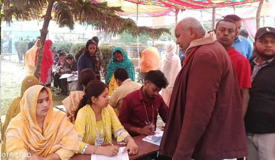 रौतहटमा ४० प्रतिशत मत खस्यो