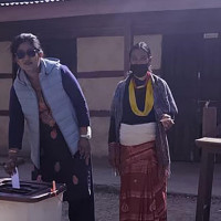 एमाले सचिव बस्नेतद्धारा मतदान