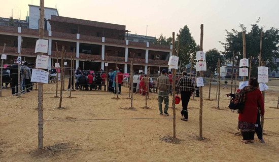 मकवानपुरमा ४० प्रतिशत मतदान