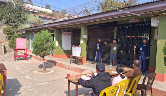 इलाम कारागारभित्रै मतदान