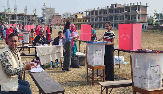 दिउँसो ३ बजेसम्म ३९ प्रतिशत मतदान
