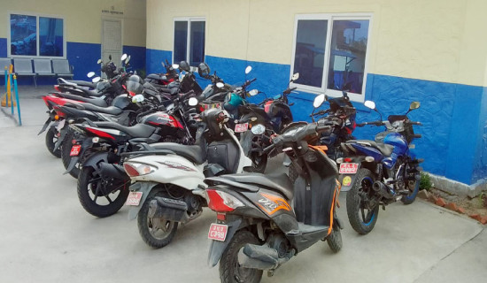 कास्कीमा एक सय ८५ सवारी नियन्त्रणमा