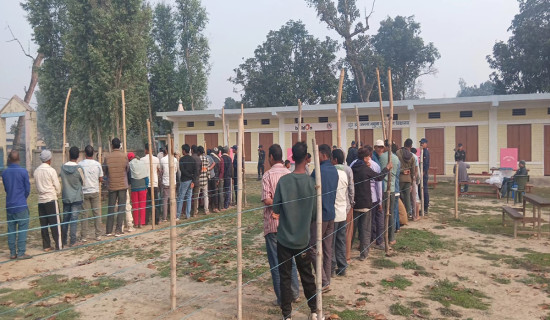 कालाशिल्तामा एक घण्टादेखि स्थगित मतदान पुनः सुरु