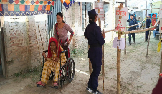 सुनसरीमा ५६ प्रतिशत मतदान