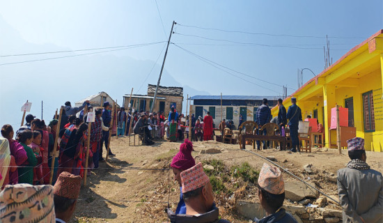 कालीकोटमा शान्तिपूर्ण मतदान