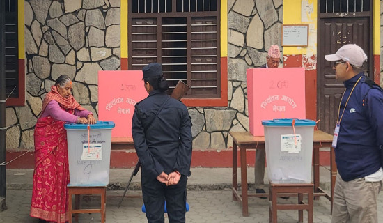 दुर्गमका मतपेटिका हेलिकप्टरबाट सङ्कलन गरिँदै