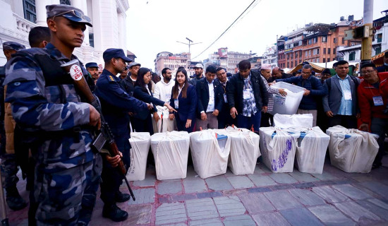 मतदान शान्तिपूर्ण सम्पन्न : ६० प्रतिशत मत खसेको प्रारम्भिक अनुमान