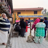 हेलिकप्टरमार्फत मतपेटिका धुञ्चे ल्याइयो