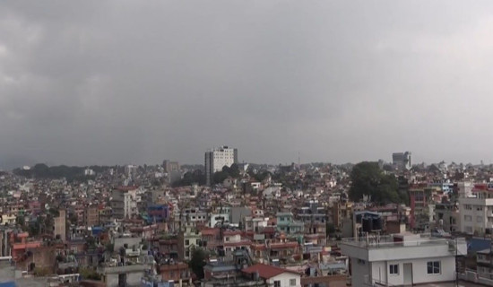 अझै तीन दिन बादल लाग्ने, हल्का वर्षाको सम्भावना