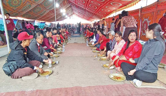 मानन्धर समुदायको स्वयम्भू भोज