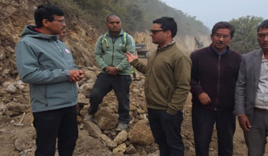 राप्ती लोकमार्ग स्तरोन्नति कार्यप्रति नवनिर्वाचित सांसदको चासो