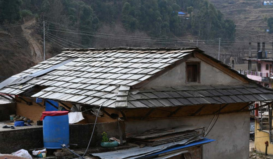 ढुङ्गाले छाएका घरको संरक्षण आवश्यक