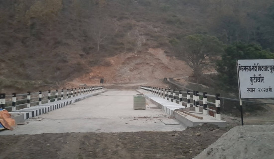 पक्की पुल निर्माणपछि स्थानीय खुसी