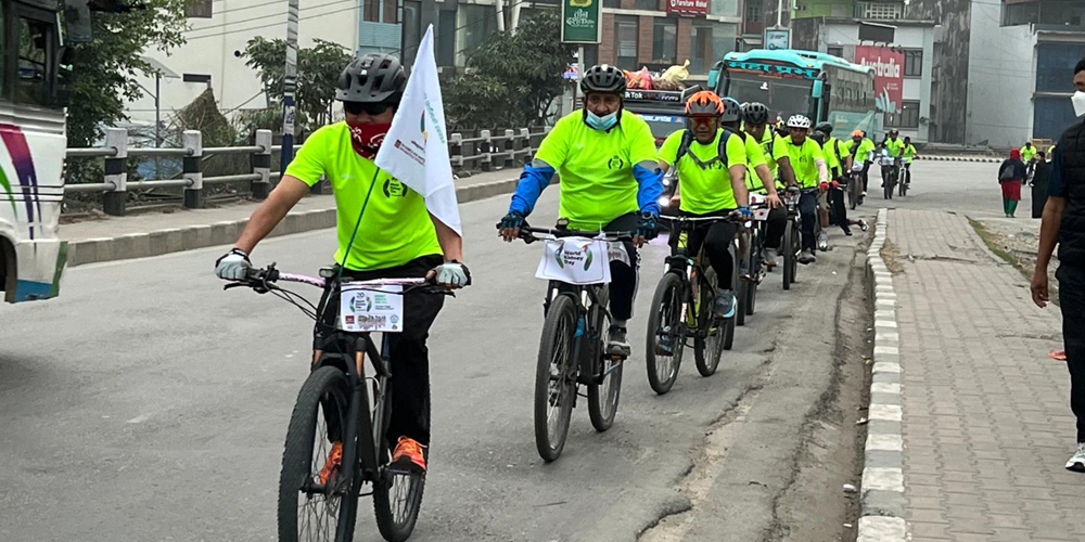 मिर्गौला बचाउन बुटवलमा सचेतनामूलक साइकल -याली