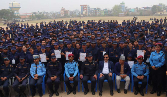 निर्वाचन प्रहरीको बिदाइ