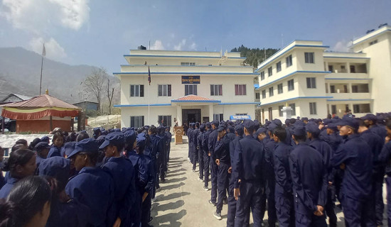 मुगुमा छ सय २६ निर्वाचन प्रहरीको बिदाइ