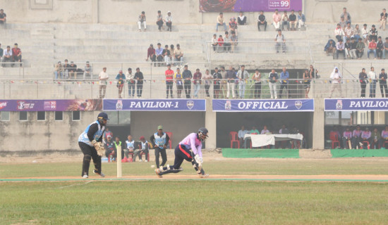 नेपालद्वारा ओमानलाई तीन सय ११ रनको चुनौतीपूर्ण लक्ष्य