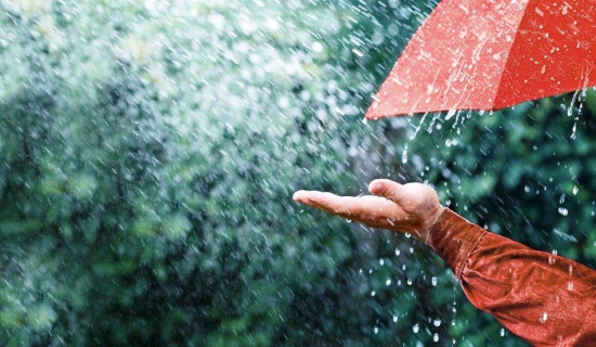 सुरु भयो मनसुनपूर्वको वर्षा